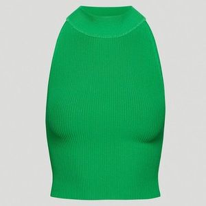 Aritzia Babaton Sculpt Knit Halter Top